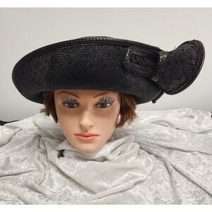 Mr.John Moderne Black Womens Couture Hat